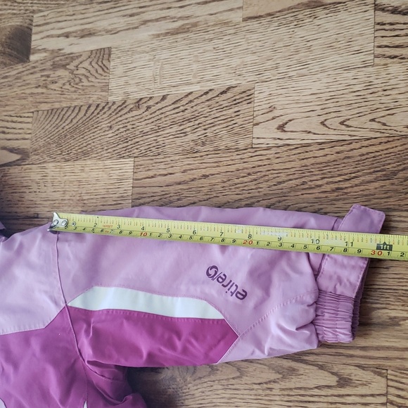 (2T) Etirel Waterproof Color Block Winter Jacket Cozy Outdoor Breathable Athlete - Picture 4 of 9